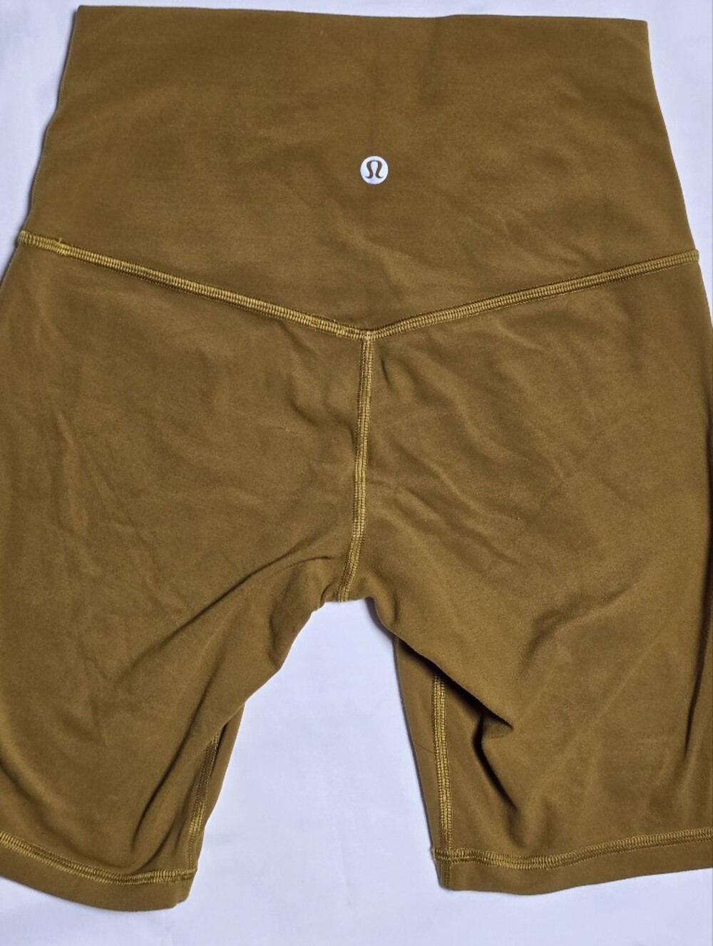 Lululemon Athletica Align Workout Gym Shorts Gold Spice